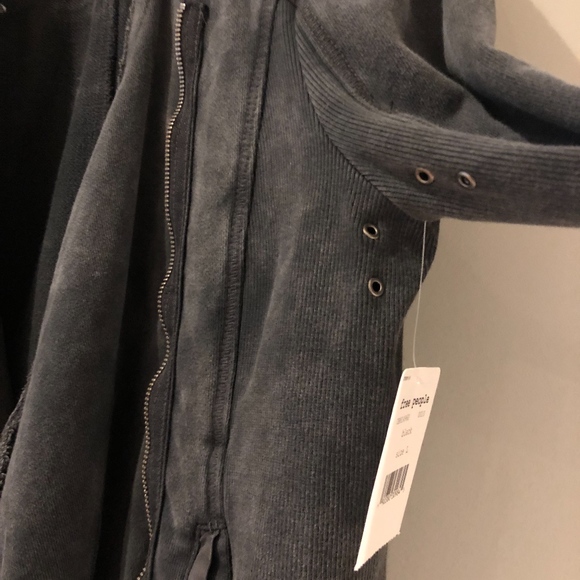 Free People Black Crop Jacket NWT - Picture 4 of 4